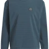 Men Adidas Jumpers< Adicross Wind.Rdy Crew Sweatshirt - Arctic Night