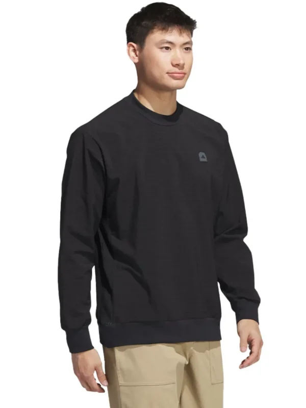 Men Adidas Jumpers< Adicross Wind.Rdy Crew Sweatshirt - Black