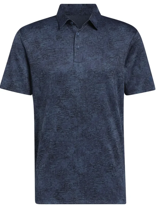 Men Adidas Shirts< Aerial Jacquard Polo Shirt - Arctic Night