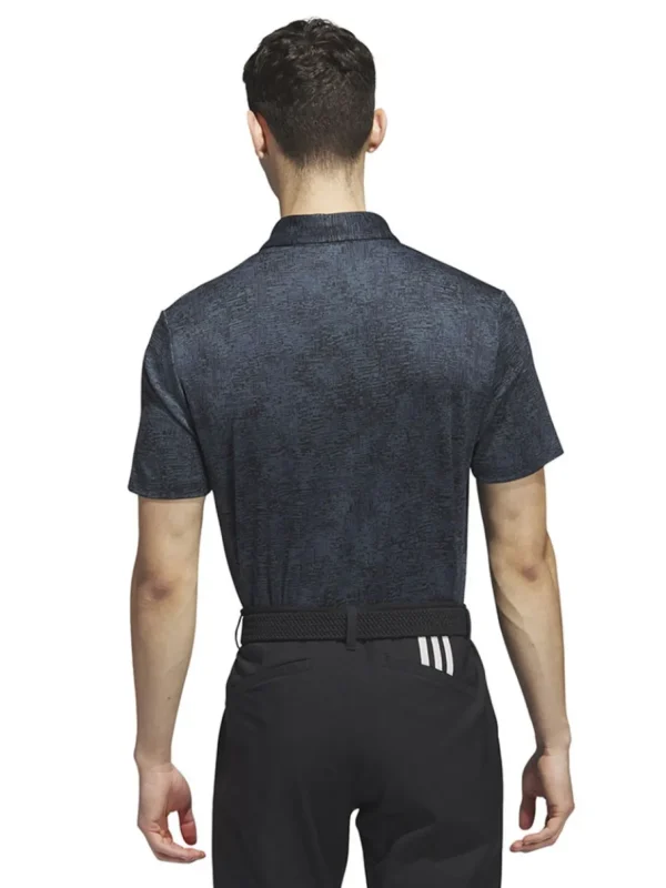 Men Adidas Shirts< Aerial Jacquard Polo Shirt - Arctic Night