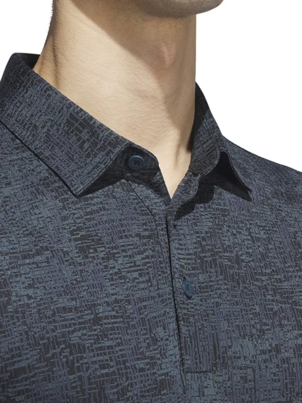 Men Adidas Shirts< Aerial Jacquard Polo Shirt - Arctic Night