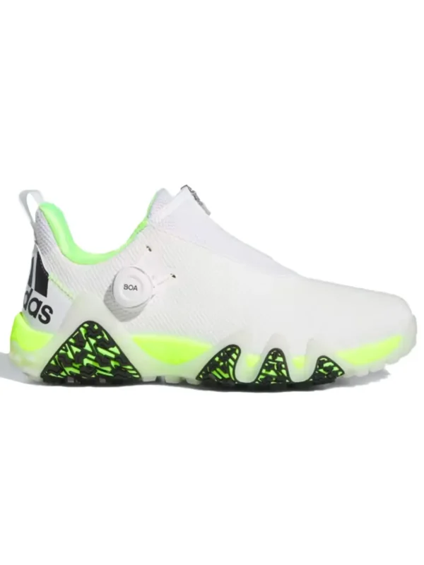 Men Adidas Mens Golf Shoes< Codechaos 22 Boa Golf Shoes - Cloud White/Core Black/Lucid Lemon