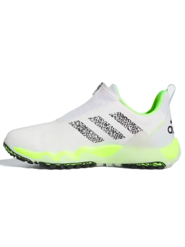 Men Adidas Mens Golf Shoes< Codechaos 22 Boa Golf Shoes - Cloud White/Core Black/Lucid Lemon