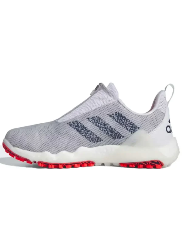 Men Adidas Mens Golf Shoes< Codechaos 22 Boa Golf Shoes - Cloud White/Collegiate Navy/Bright Red