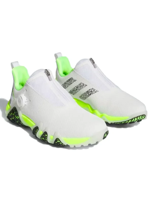 Men Adidas Mens Golf Shoes< Codechaos 22 Boa Golf Shoes - Cloud White/Core Black/Lucid Lemon