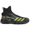 Men Adidas Mens Golf Shoes< Codechaos Ll Primeknit Boost Glitch Golf Shoes - Core Black/Lucid Lemon