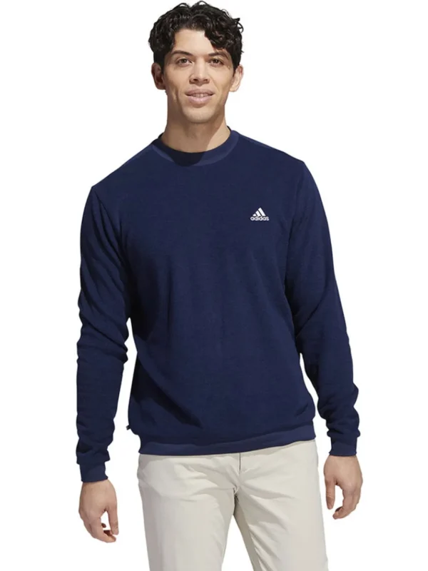 Men Adidas Jumpers< Core Crew Sweatshirt - Collegiate Navy