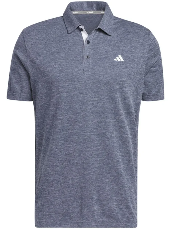 Men Adidas Shirts< Drive Heather Polo Shirt - Collegiate Navy