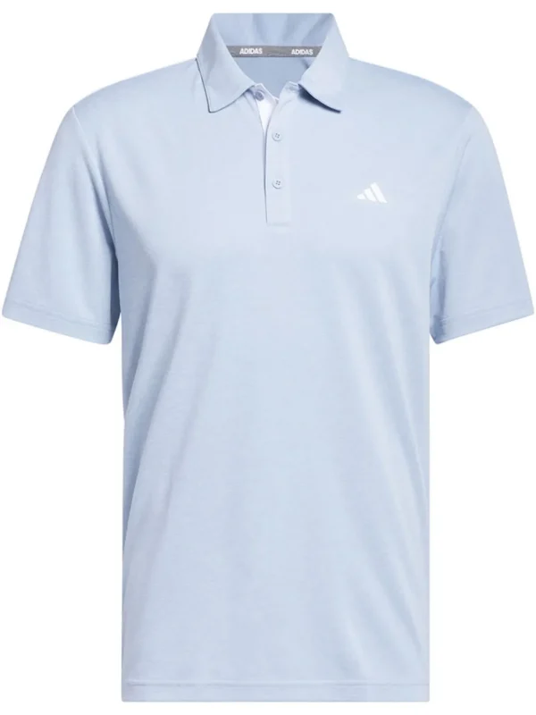 Men Adidas Shirts< Drive Heather Polo Shirt - Wonder Blue Mel.