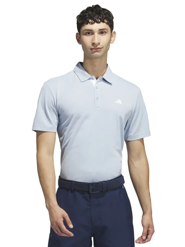 Men Adidas Shirts< Drive Heather Polo Shirt - Wonder Blue Mel.