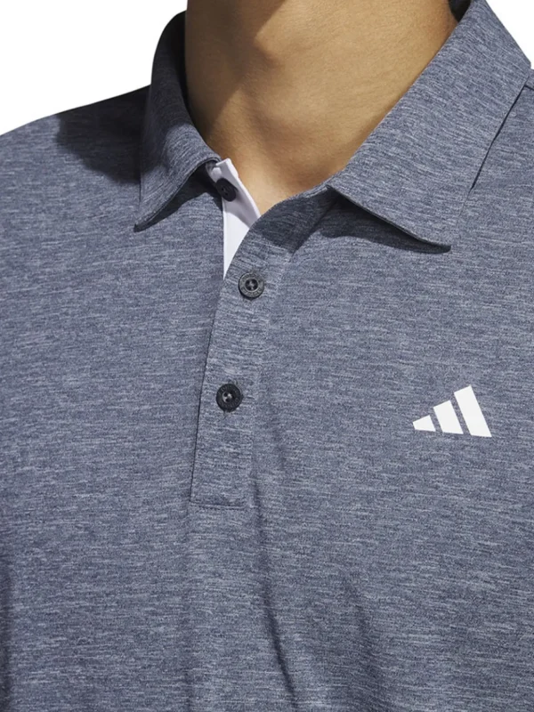 Men Adidas Shirts< Drive Heather Polo Shirt - Collegiate Navy