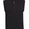 Men Adidas Vests< Elevated 1/4-Zip Pullover Vest - Black