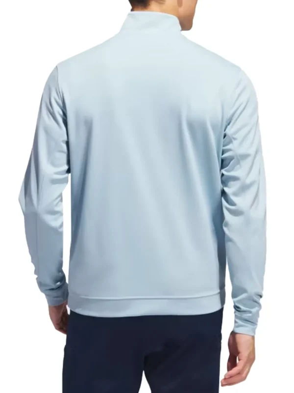 Men Adidas Jumpers< Elevated 1/4-Zip Sweatshirt - Wonder Blue