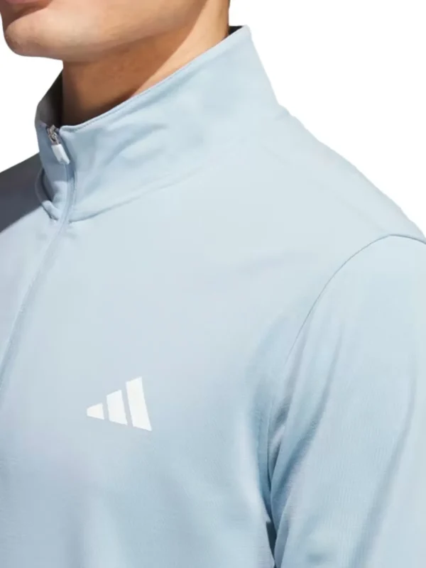 Men Adidas Jumpers< Elevated 1/4-Zip Sweatshirt - Wonder Blue