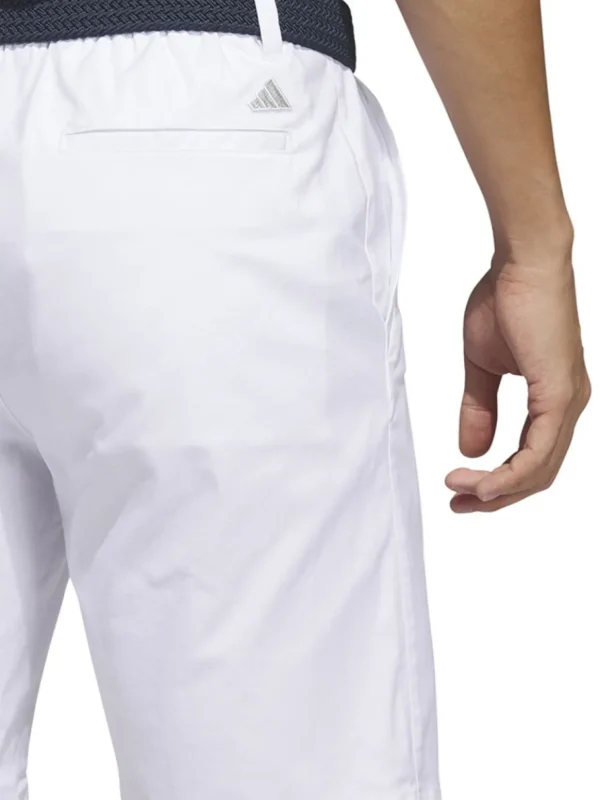 Men Adidas Shorts< Go-To 9-Inch Golf Shorts - White