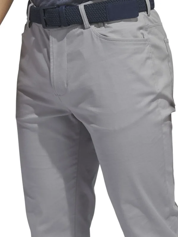 Men Adidas Pants< Go-To 5-Pocket Golf Trousers - Grey Three