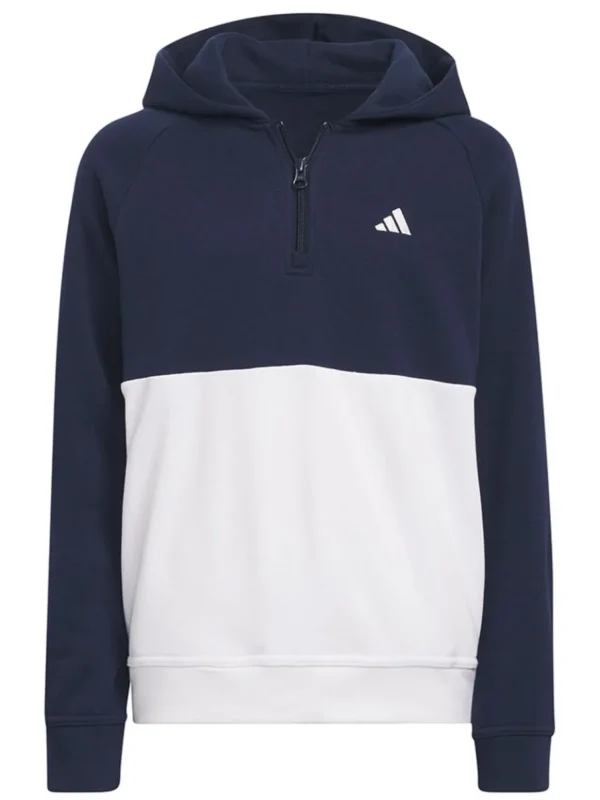 Kids Adidas Outerwear< Jr Boys' Colorblock Hoodie - Collegiate Navy