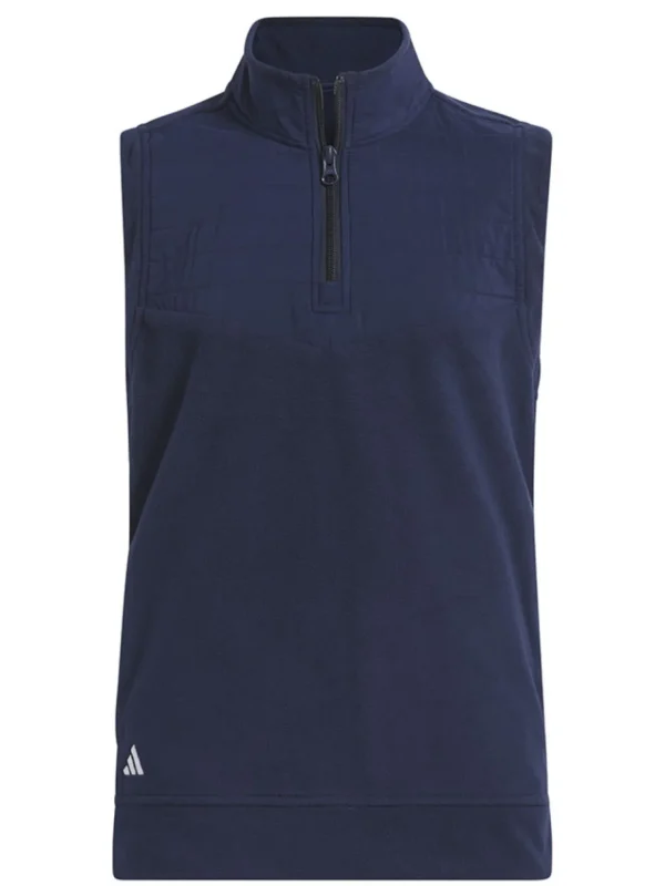 Kids Adidas Outerwear< Jr Boys' Fleece Layering Vest - Collegiate Navy