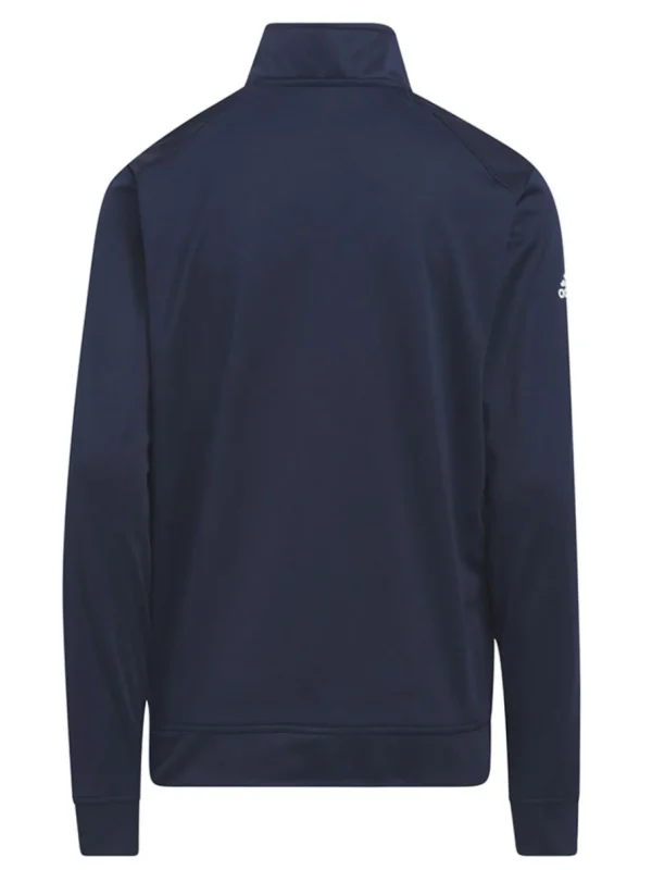 Kids Adidas Outerwear< Jr Boys' Heather Quarter Zip Sweatshirt - Collegiate Navy