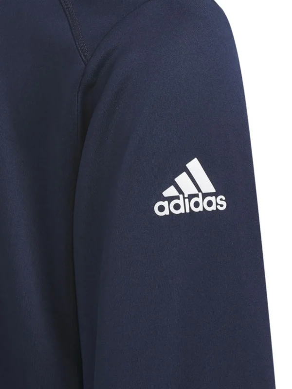 Kids Adidas Outerwear< Jr Boys' Heather Quarter Zip Sweatshirt - Collegiate Navy