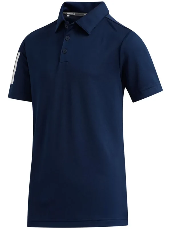 Kids Adidas Shirts< Jr Boy'S 3-Stripes Polo Shirt - Collegiate Navy