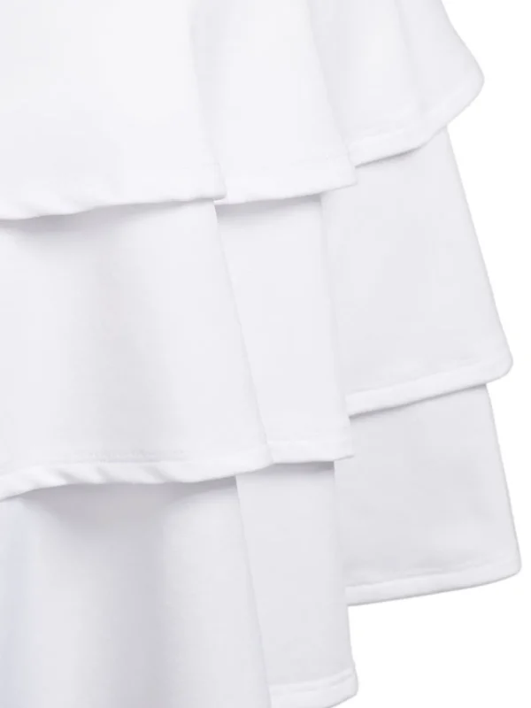 Kids Adidas Skorts & Dresses< Jr Girls Primegreen Ruffled Skort - White