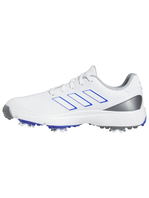 Kids Adidas Junior Golf Shoes< Junior Zg23 Shoes Golf Shoes - Ftwr White/Lucid Blue/Grey Two