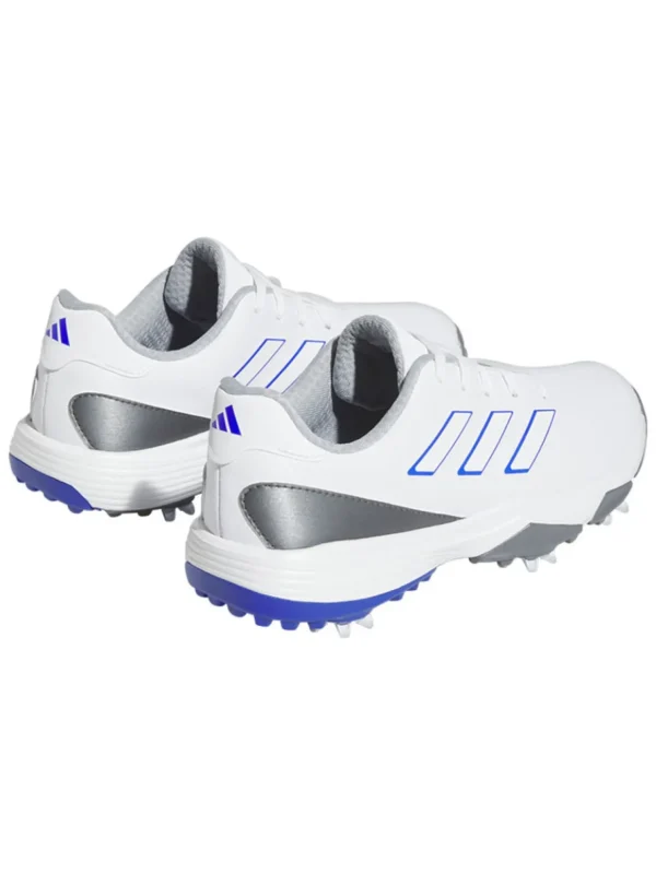 Kids Adidas Junior Golf Shoes< Junior Zg23 Shoes Golf Shoes - Ftwr White/Lucid Blue/Grey Two