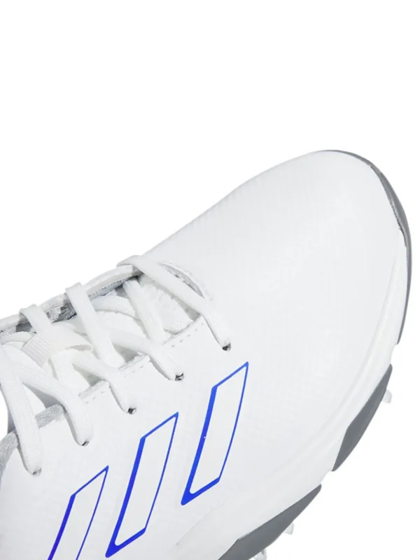 Kids Adidas Junior Golf Shoes< Junior Zg23 Shoes Golf Shoes - Ftwr White/Lucid Blue/Grey Two