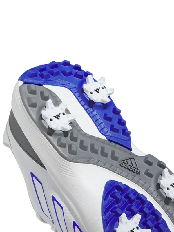 Kids Adidas Junior Golf Shoes< Junior Zg23 Shoes Golf Shoes - Ftwr White/Lucid Blue/Grey Two