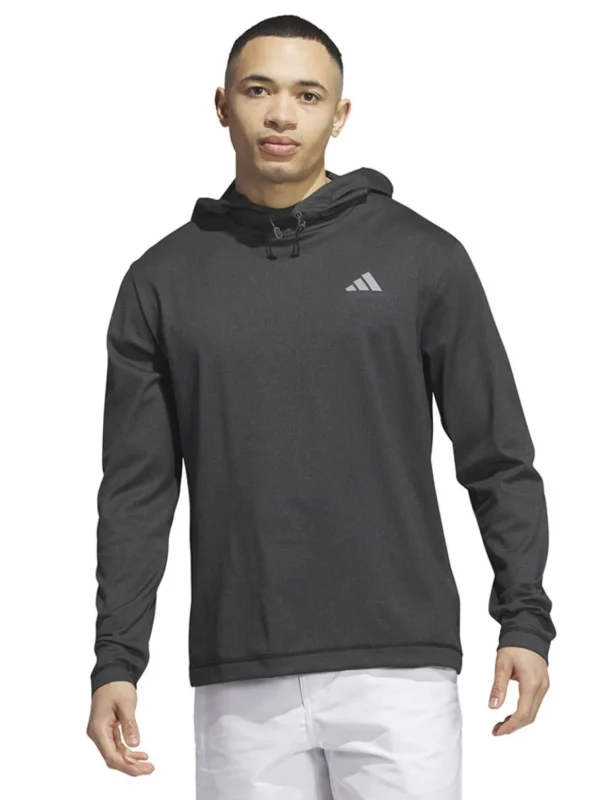 Men Adidas Jumpers< Lightweight Hoodie - Black/Grey Six