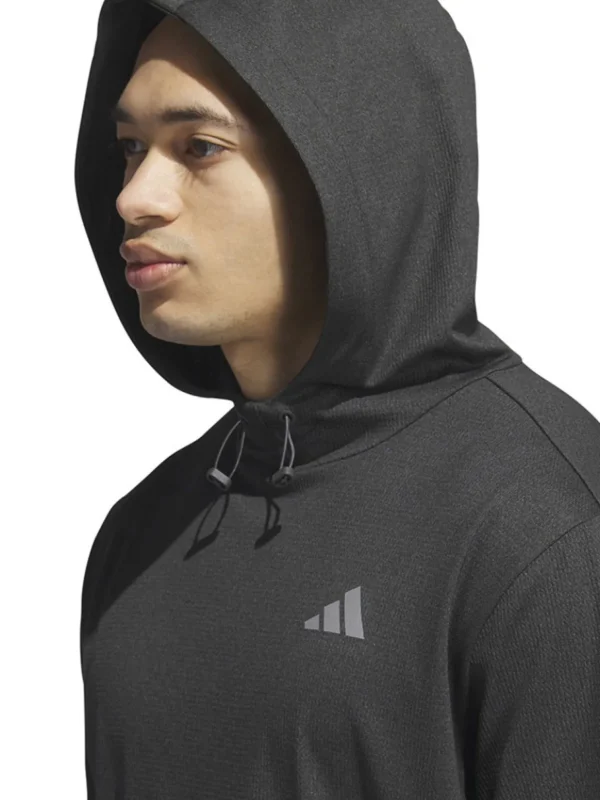 Men Adidas Jumpers< Lightweight Hoodie - Black/Grey Six