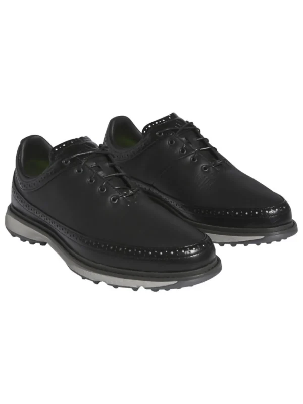 Men Adidas Mens Golf Shoes< Modern Classic 80 Spikeless Golf Shoes - Core Black/Dark Silver Met.