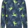 Men Adidas Jumpers< Oasis Crew Sweatshirt - Arctic Night