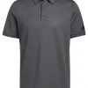 Men Adidas Shirts< Ottoman Stripe Polo Shirt - Black/Grey Six