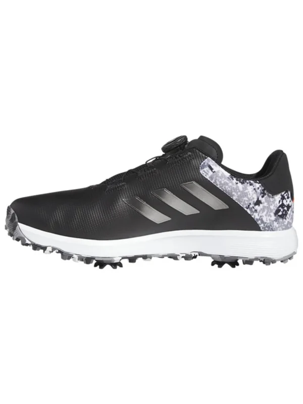 Men Adidas Mens Golf Shoes< S2G Boa Wide Shoes - Core Black/Dark Silver Met./Grey Five