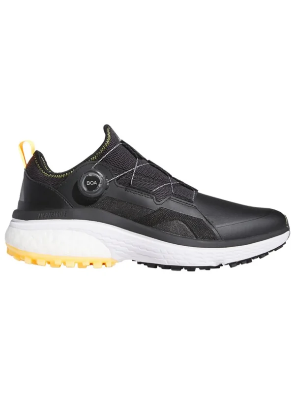 Men Adidas Mens Golf Shoes< Solarmotion Boa Golf Shoes - Core Black/Dark Silver Met./Solar Gold