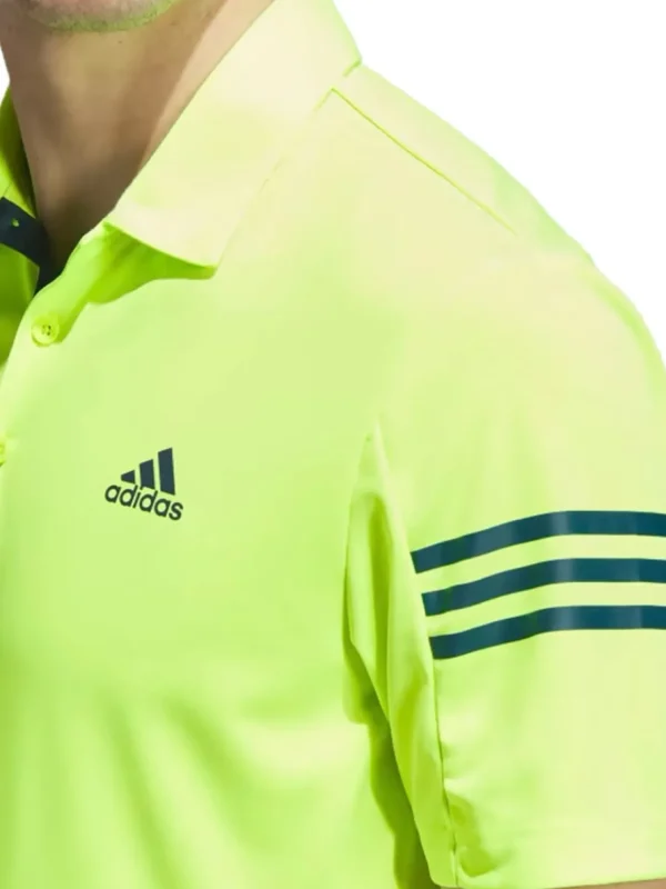 Men Adidas Shirts< 3-Stripe Polo Shirt - Lucid Lemon