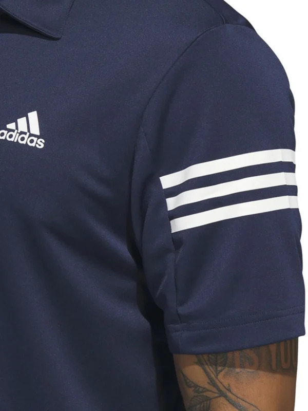 Men Adidas Shirts< 3-Stripe Polo Shirt - Collegiate Navy