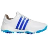 Men Adidas Mens Golf Shoes< Tour360 22 Golf Shoes - Ftwr White/Lucid Blue/Silver Met.