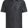 Men Adidas Shirts< Ultimate365 Print Polo Shirt - Black