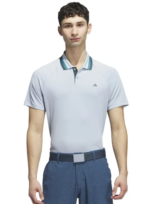 Men Adidas Shirts< Ultimate365 Tour Heat.Rdy Polo Shirt - Wonder Blue