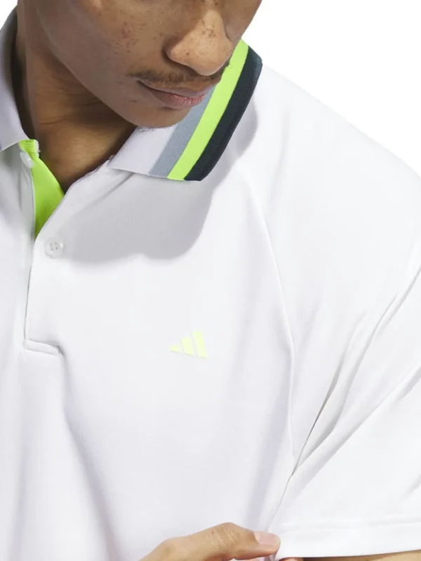 Men Adidas Shirts< Ultimate365 Tour Heat.Rdy Polo Shirt - White