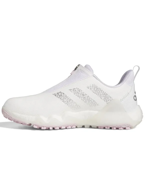 Women Adidas Womens Golf Shoes< Women'S Codechaos 22 Boa Golf Shoes - Ftwr White/Silver Met/Clear Pink