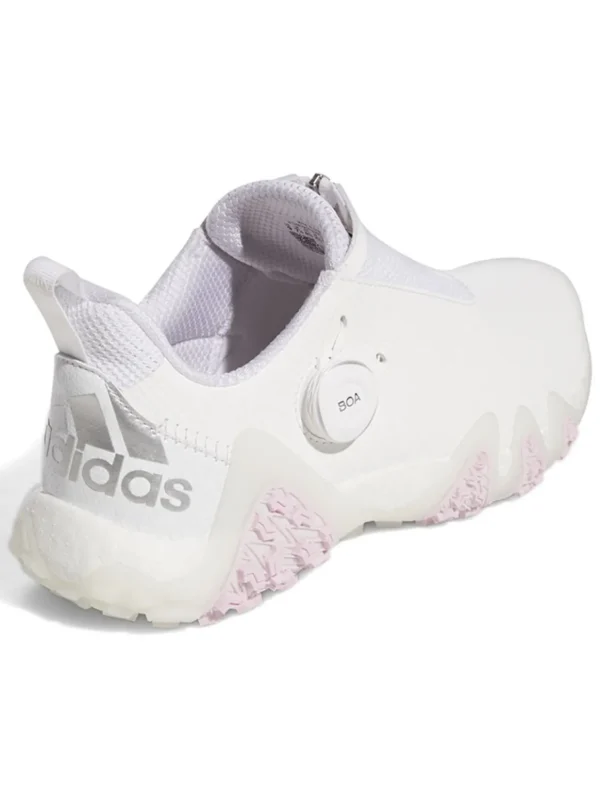 Women Adidas Womens Golf Shoes< Women'S Codechaos 22 Boa Golf Shoes - Ftwr White/Silver Met/Clear Pink