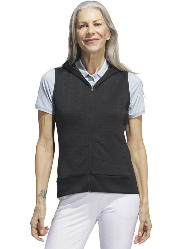 Women Adidas Vests< Women'S Cold.Rdy Full-Zip Vest - Black