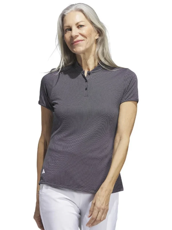 Women Adidas Shirts< Women'S Essentials Dot Polo Shirt - Black/White