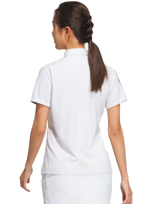 Women Adidas Shirts< Women'S Heat.Rdy 3-Stripes Short Sleeve Polo Shirt - White