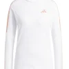 Women Adidas Shirts< Women'S Made With Nature Mock Neck Tee - White