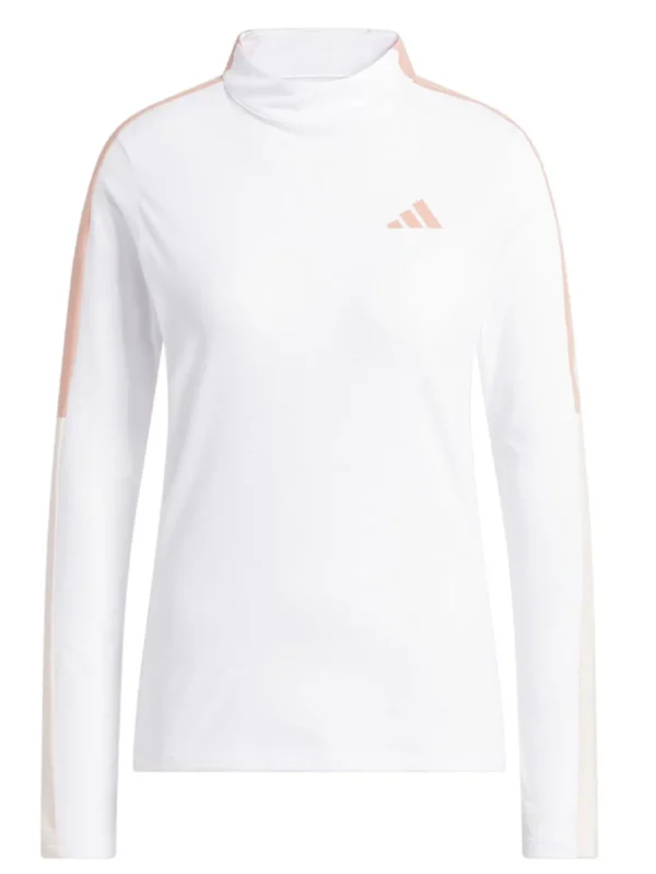 Women Adidas Shirts< Women'S Made With Nature Mock Neck Tee - White